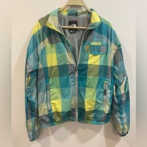 The North Face Women’s Colorful Plaid Jacket sz Medium